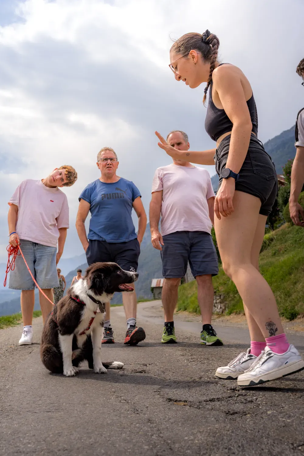 Photographie de balade avec Babouche.