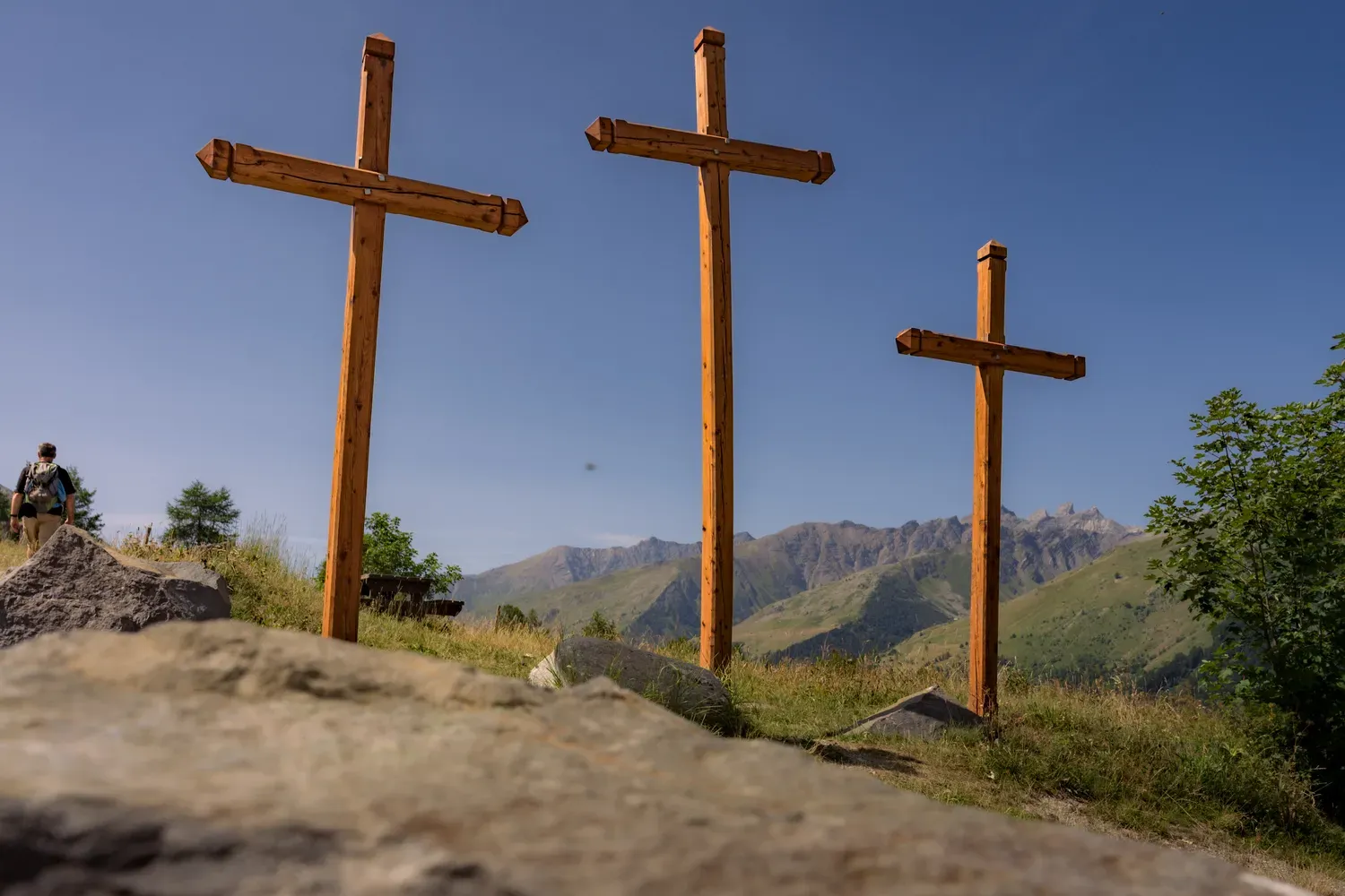 Photographie de les trois croix.