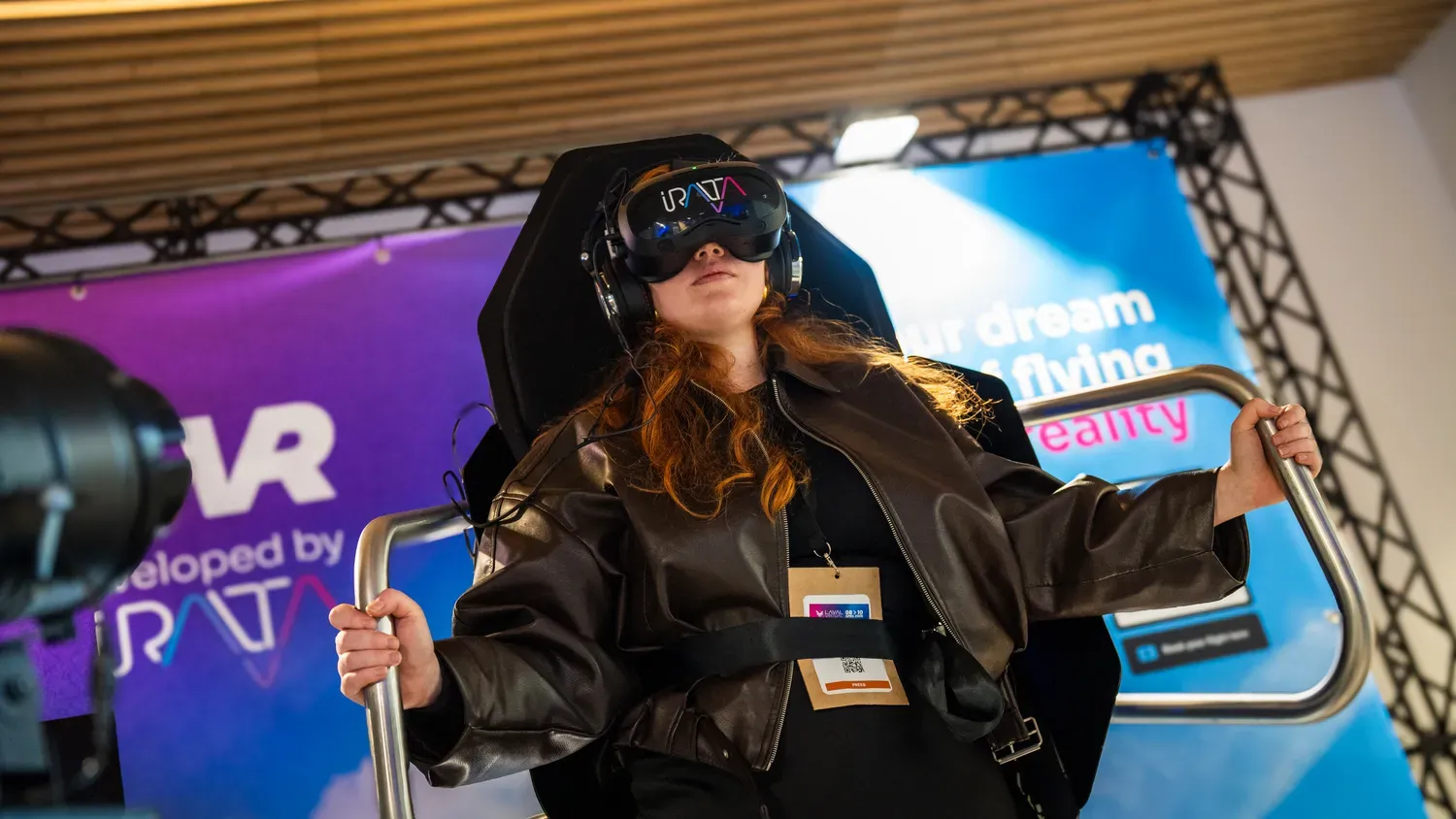 Photographie de démonstration en réalité virtuelle.