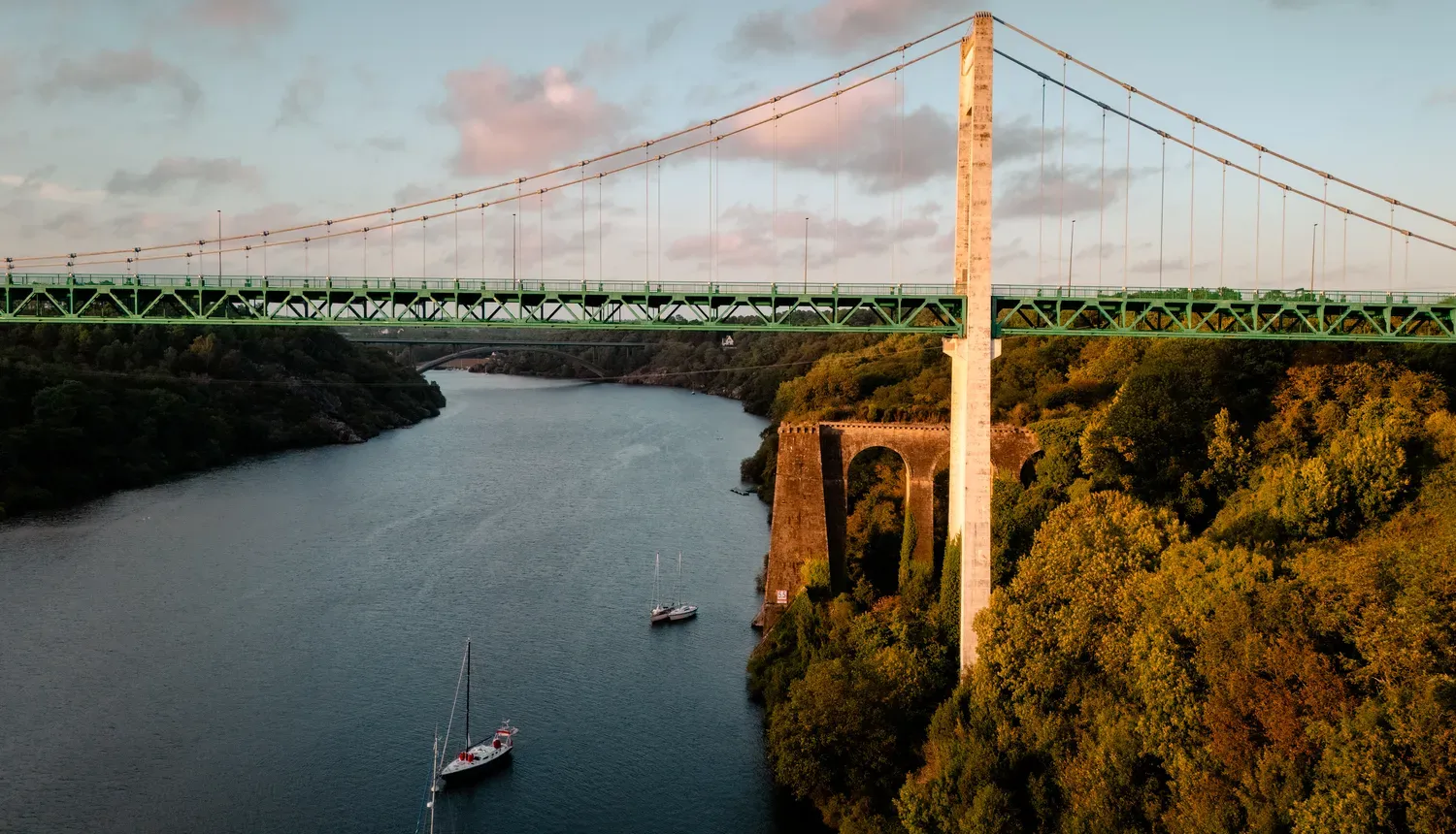 Photographie de pont de La Roche-Bernard.