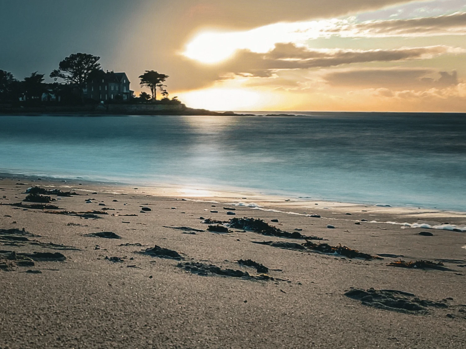 Coucher de soleil - Plage de Sorlock (Kercabellec)