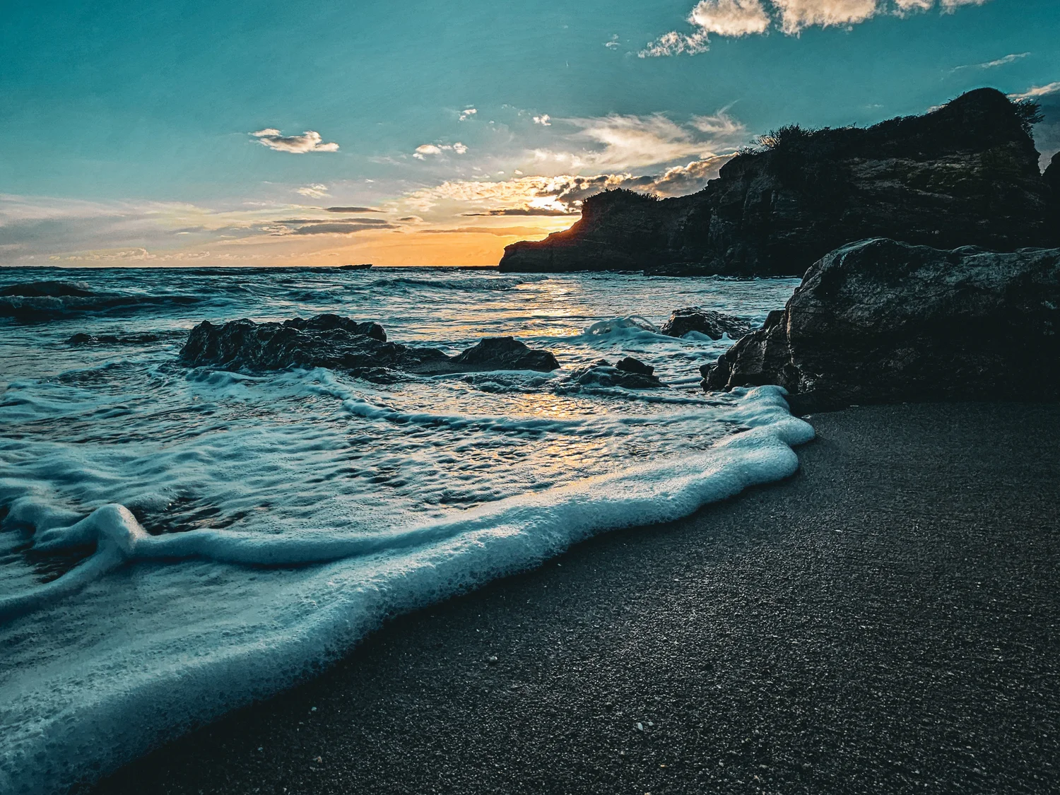 Écume des vagues - Pointe du Goulumer (Pénestin)