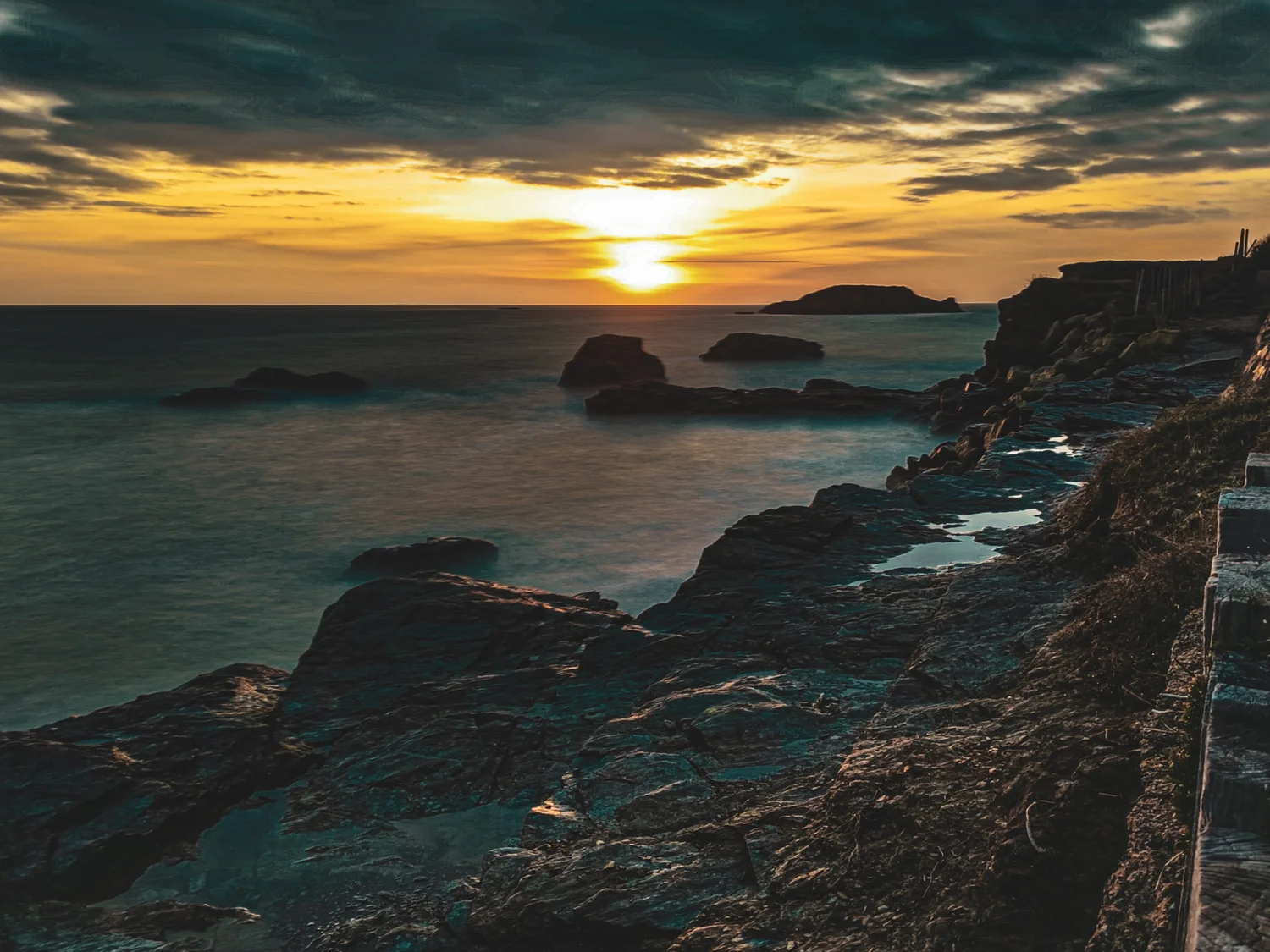 Coucher de soleil - Pointe du Bile (Pénestin)