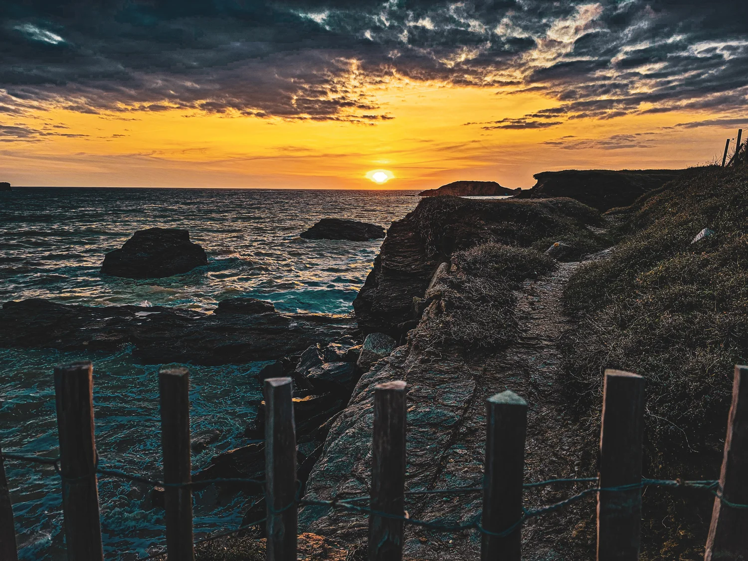 Coucher de soleil - Pointe du Bile (Pénestin)