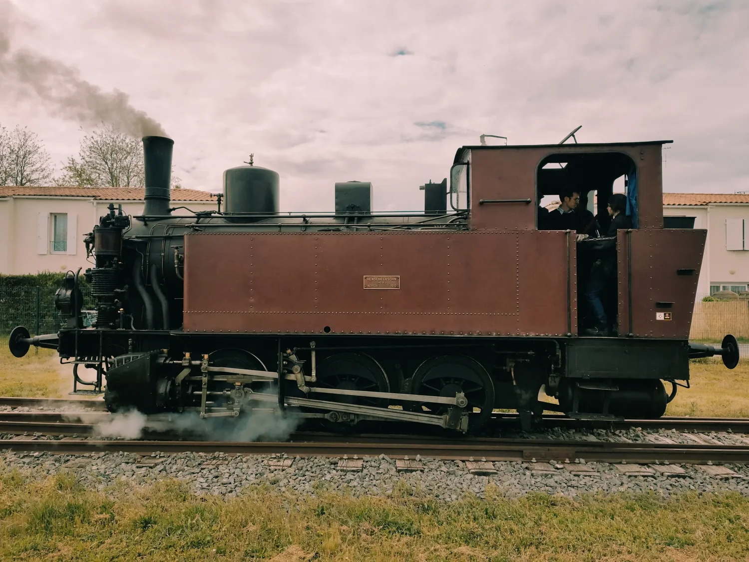 La locomotive de profil - Train des Mouettes (La Tremblade)